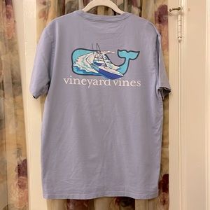 EUC - Men’s Vineyard Vines nautical themed whale logo short-sleeve t-shirt